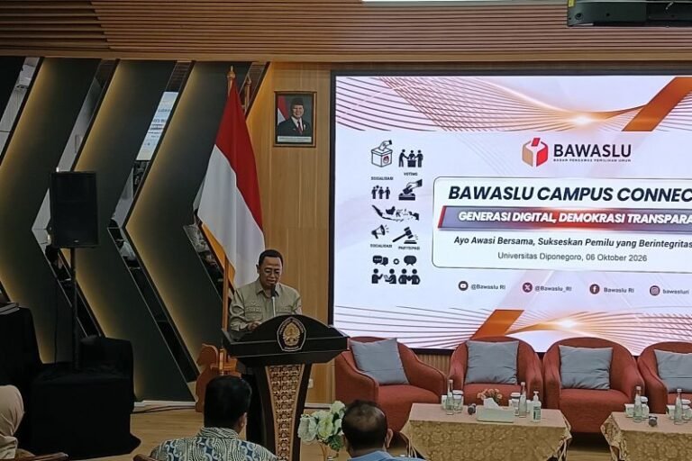 Bawaslu Ajak Mahasiswa Undip Jadi Pengawas Pemilu di Dunia Digital