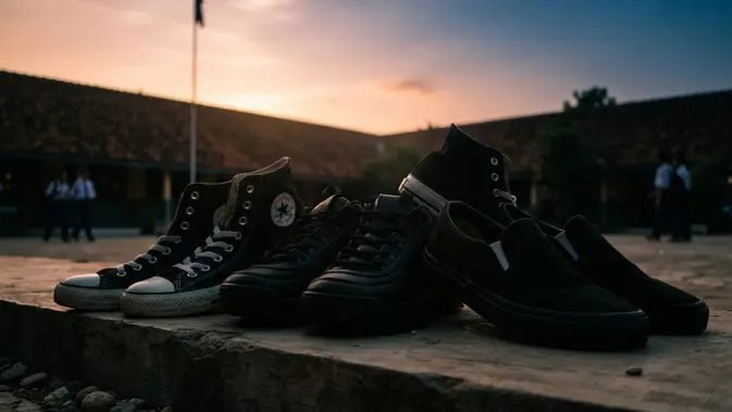Nostalgia Sepatu Sekolah Era 90-an: Dari Warrior sampai Eagle, Kamu Pernah Pakai yang Mana?